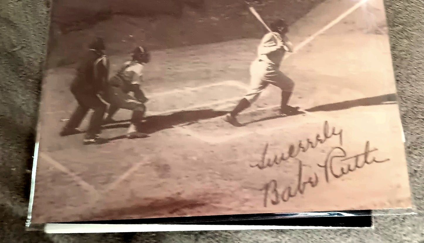 Signed BABE RUTH