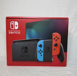 Nintendo Switch Console Neon Blue/Neon Red – Brand New Factory Sealed