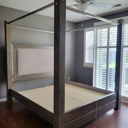 KING Size Canopy Bed Frame