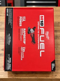 Milwaukee M18 Fuel 4-1/2" 5 Rapidstop Grinder (Tool-Only)