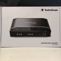 Rockford Fosgate 1200 Watts Bass Amplifier R2-1200x1 Brand New 