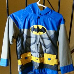 Boys Batman Raincoat Size 7