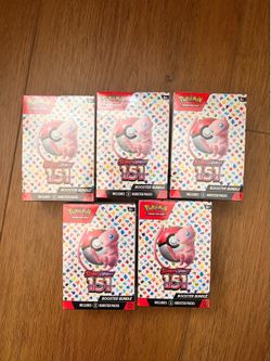 151 booster bundles pokemon