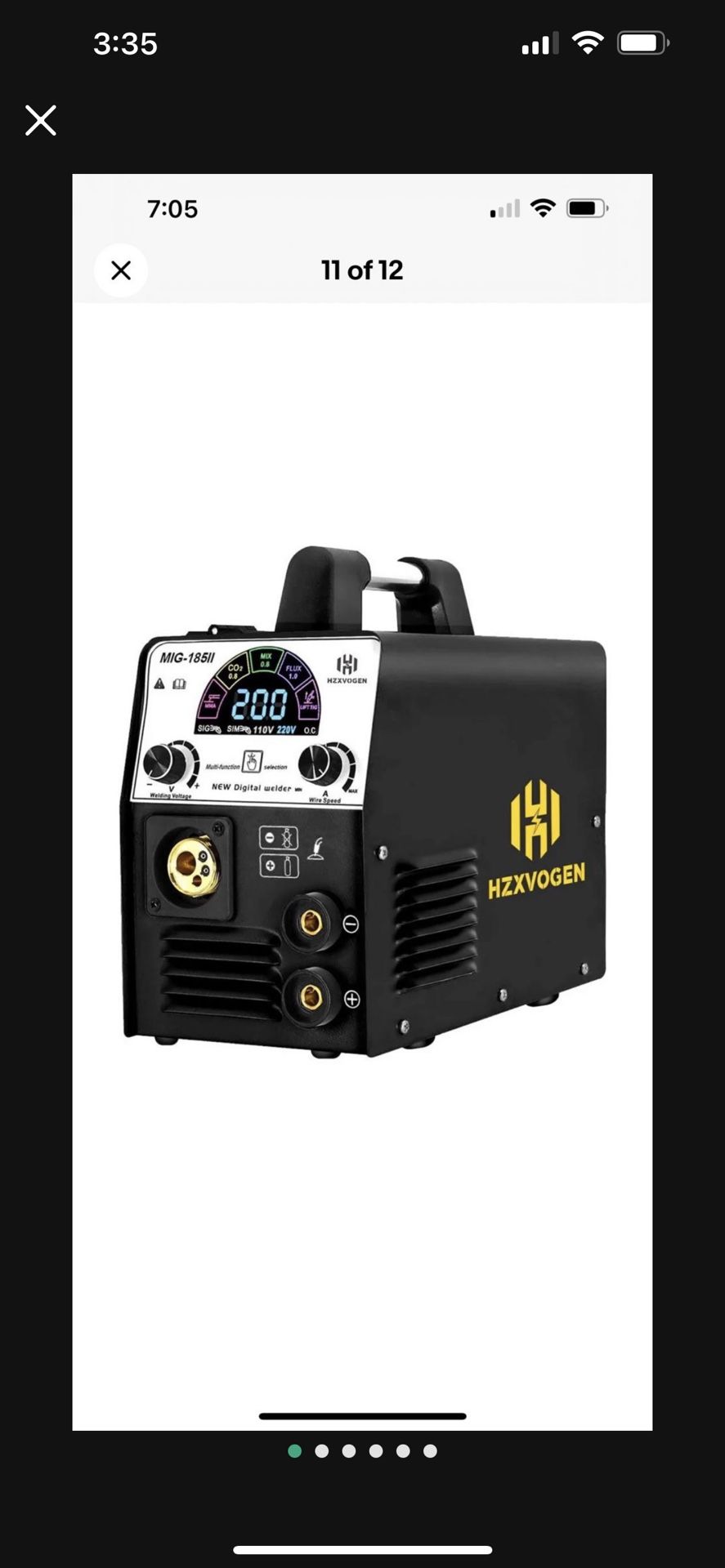 HITBOX TIG Laspedaal 5-Pins - Voetpedaalschakelaar Voor Stroomregeling Compatibel Met Hbt250p Tig Ac Dc Pulse Lasapparaten