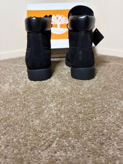 Timberlands black suede