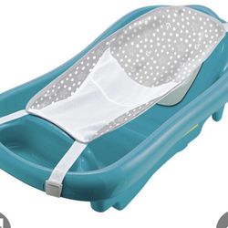The First Years Sure Comfort Deluxe Newborn To Toddler Tub, Teal Aqua  Open box item