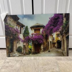 Beautiful Brand New 24 By 36 Inch Tempered Glass Wall Art. (MUST SELL TODAY)