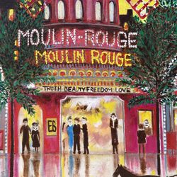 Oil Painting Moulin Rouge