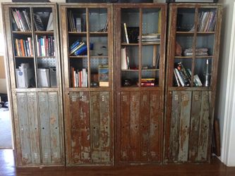 Vintage Locker Bookshelf