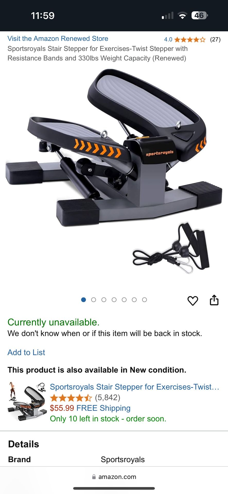 Workout Stepper