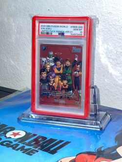 PSA 10 Son Goku FB05-099 DBS Fusion World Manga Ver.01