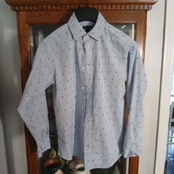 Tommy Hilfiger Button Up, Light Blue, 14 Boys