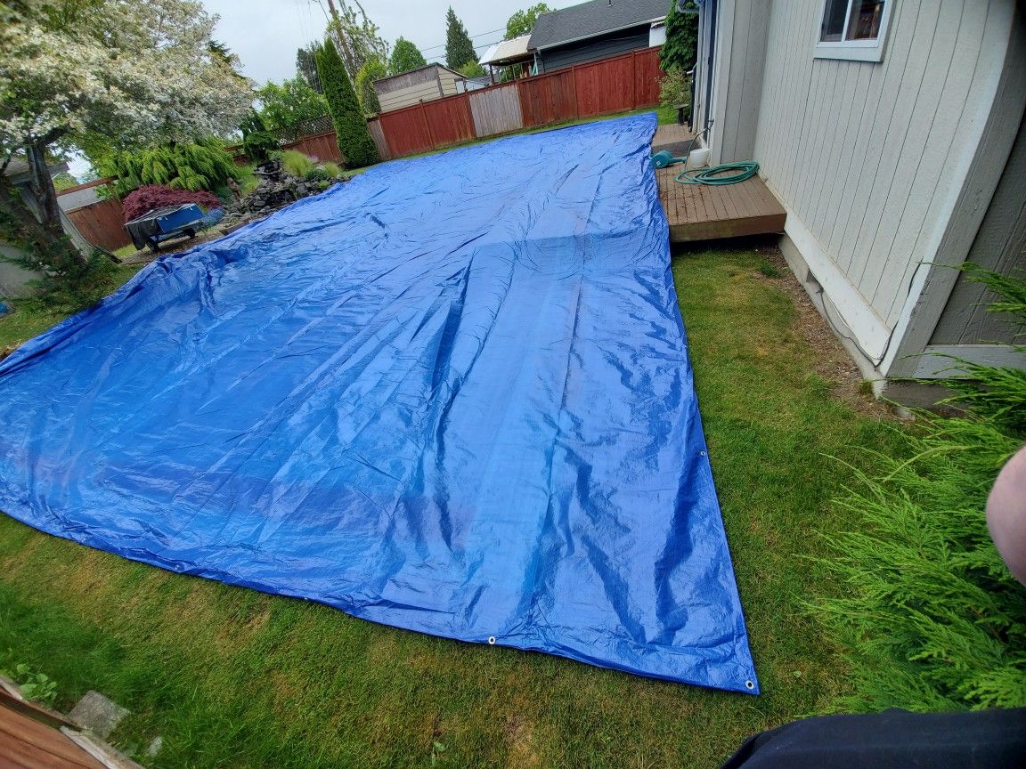 Huge Blue Tarp