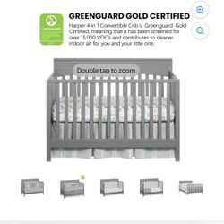 Harper 4 In 1 Convertible Crib 