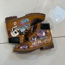 Custom 1of1 Timberland boots designed by me