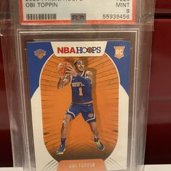 Obi Toppin rookie card PSA 9