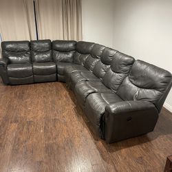 Leather Couch Sofa Sectional La Z Boy