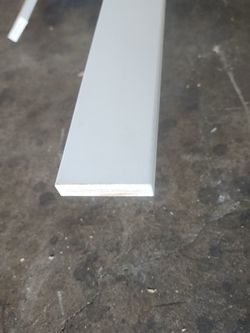 MDF baseboard squared 17' long 2 1/2. $ 10 each