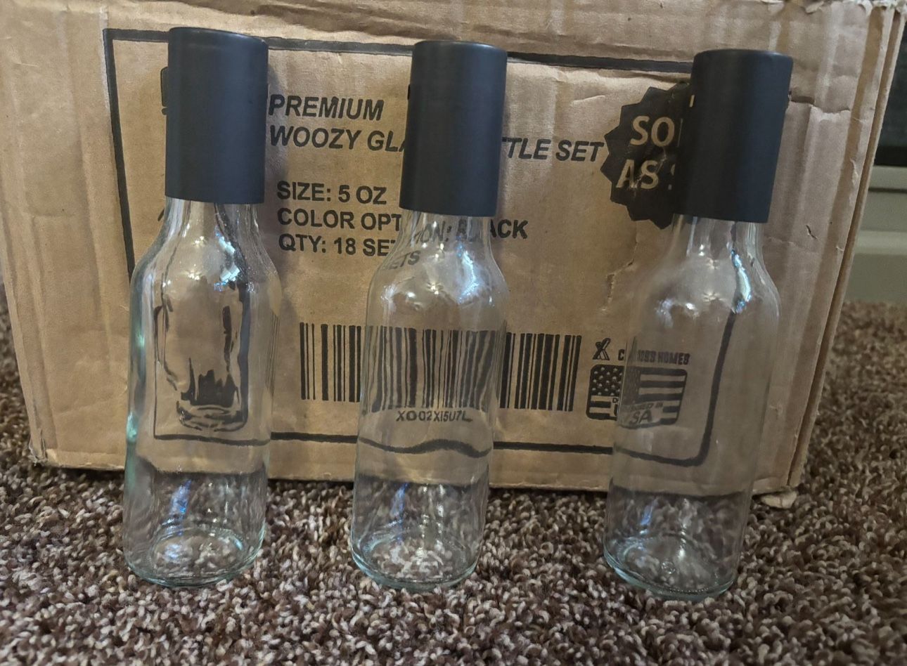 Woozy Glass Bottle Set 5oz