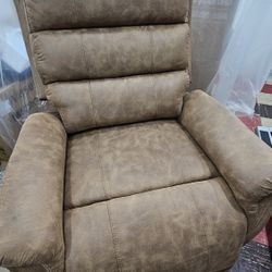 Lifesmart Two Motor Power Lie Flat Lift Chair Recliner with Massage and Heat