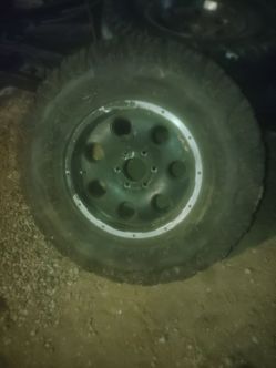 4 rims with tires