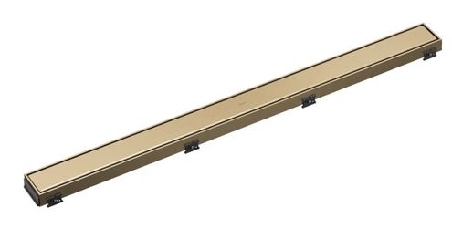 Delta Faucet 36-Inch Reversible Linear Shower Drain Trim in Champagne Bronze