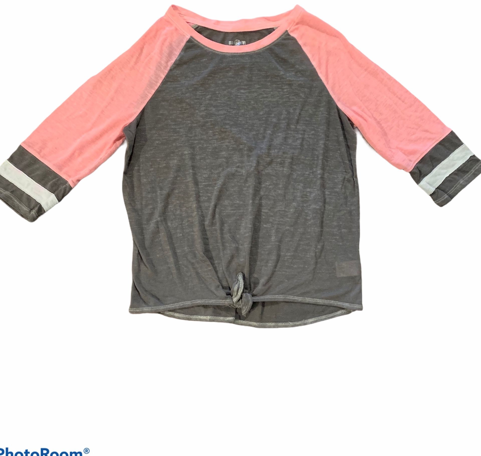 Girls Pink & Grey Shirt