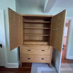 Craftsman Style Armoire and Dresser