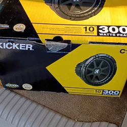 10 in kicker subwoofer