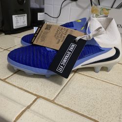 Nike blue Phantom VSN Elite Dynamic Fit FG football boots SIZE 7