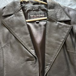 Wilsons Black Leather Jacket