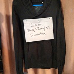 Men's Guess Black Sweater XXL