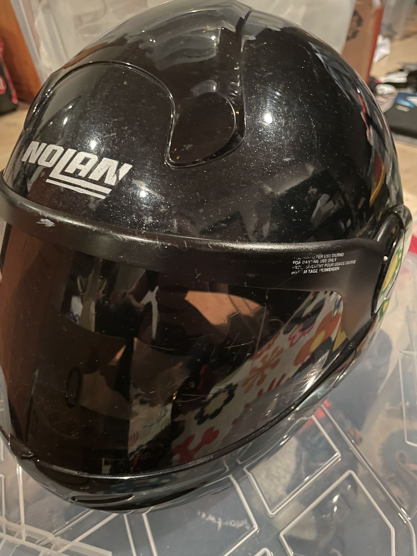 Nolan Modular Helmet Large - Used N100 Black, Never Crashed