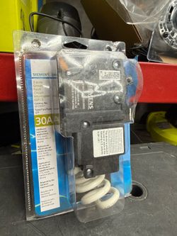 Siemens 30 Amp Double Pole Type QPF2 GFCI Circuit Breaker