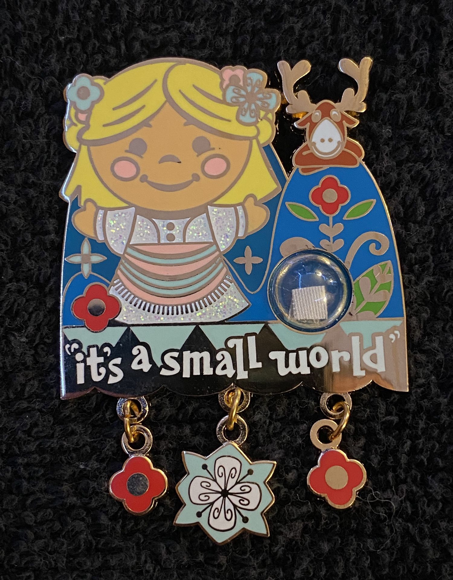 Disney Pin #204, LE (1500), 2014, A Piece of Disneyland Resort History, It’s A Small World