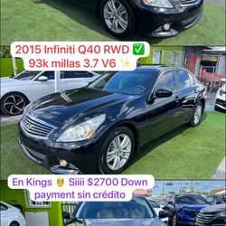 2015 Infiniti Q40 RWD