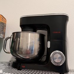 COOKLEE Stand Mixer + Stainless Steel Bowl + Attachments