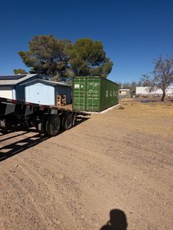 Storage shipping containers