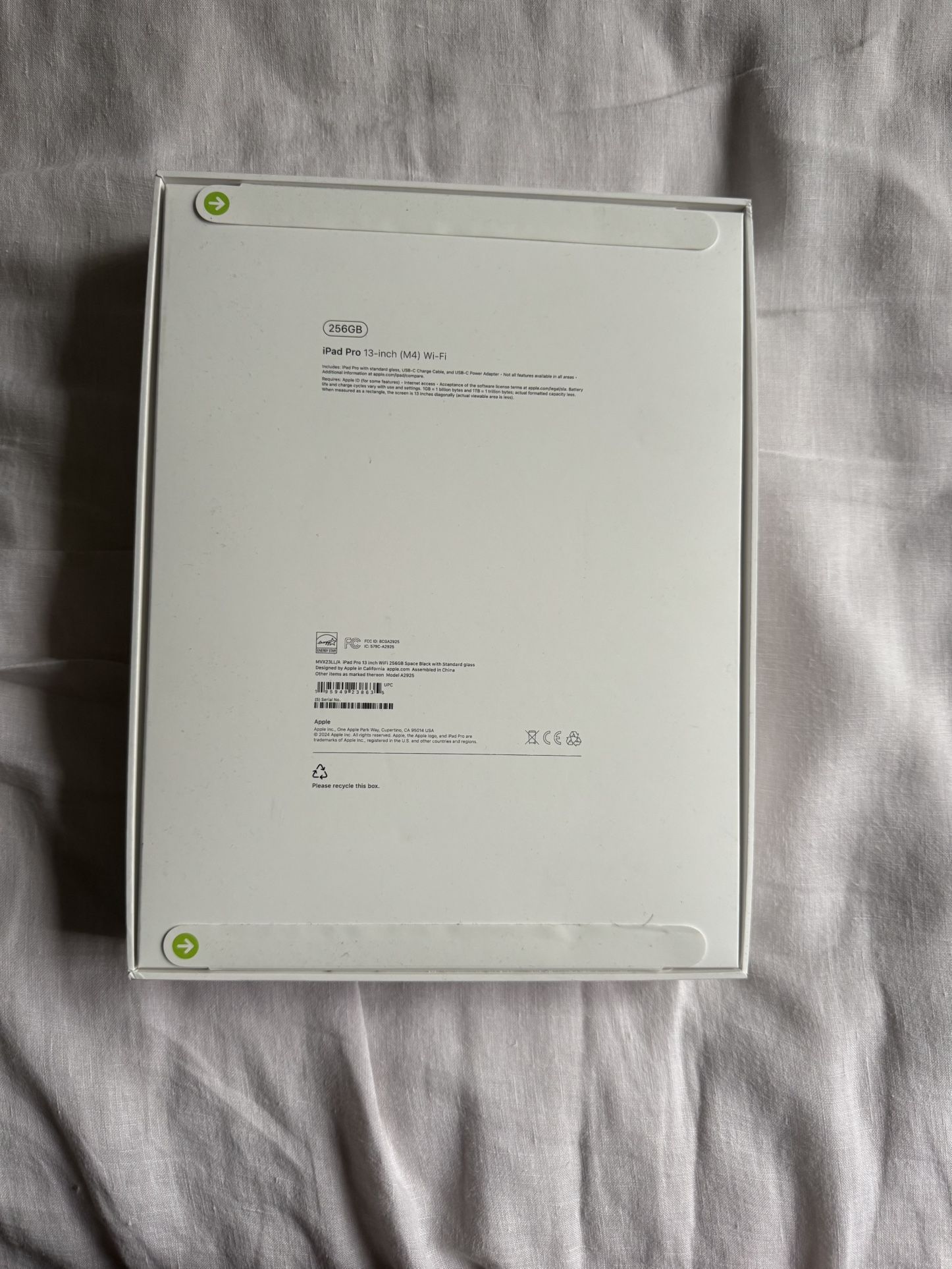 iPad Pro 13 Inch M4 256GB wifi