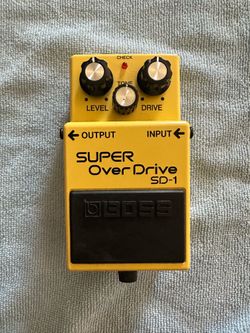 Boss Super Overdrive Pedal - Excellent Condition