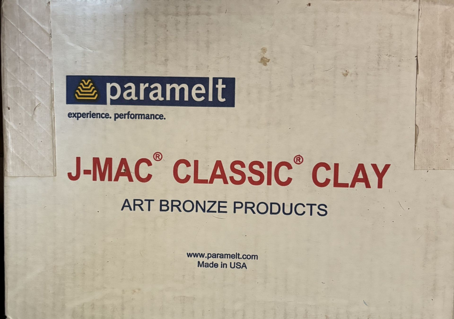Paramelt J-Mac Classic Clay +/- 200 Lbs Modeling Clay
