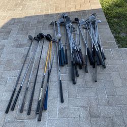 Golf Clubs (45) Assorted