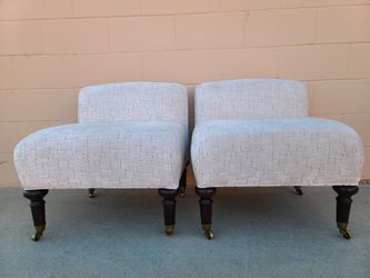 Armless chairs