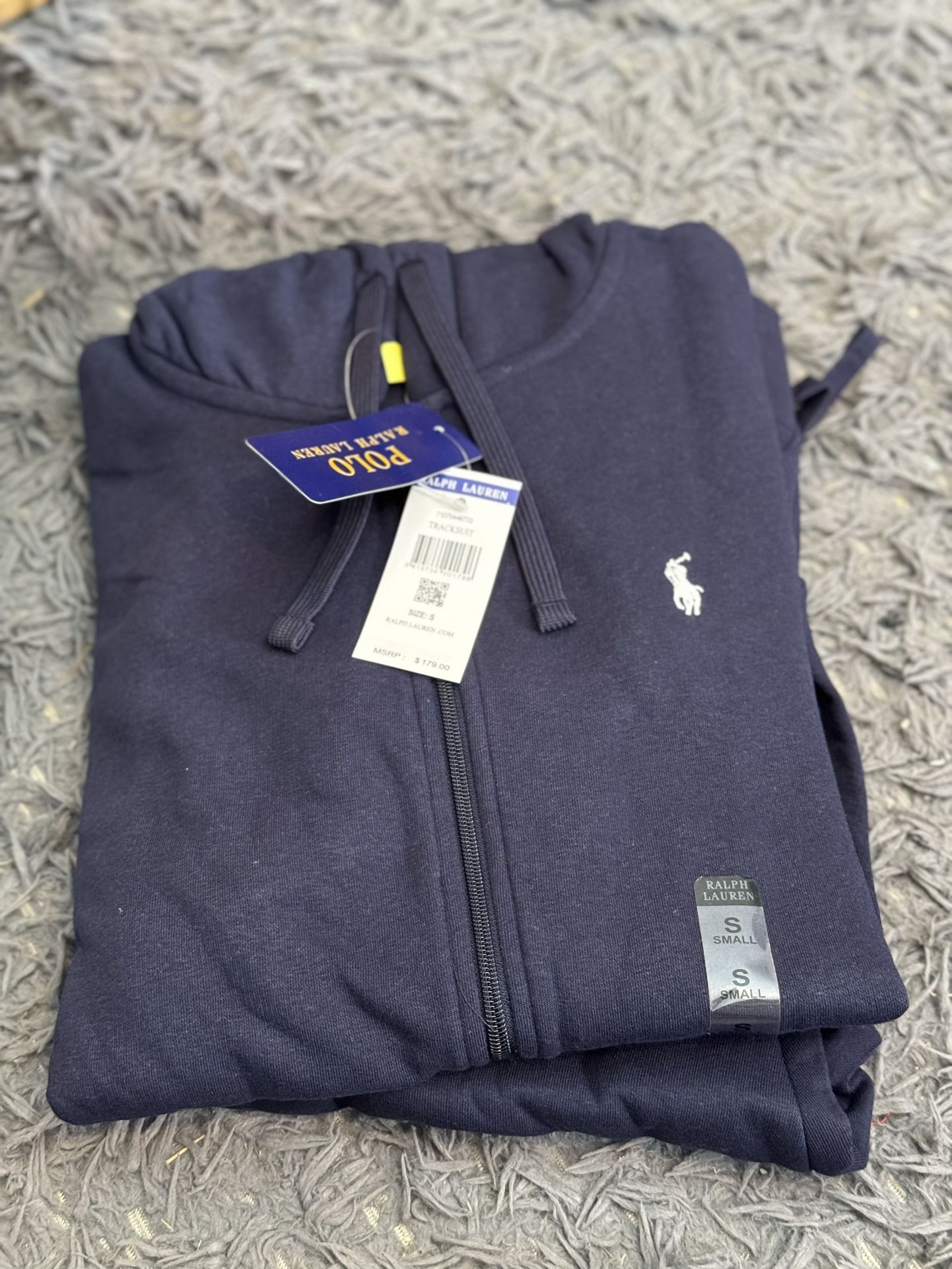 Navy Blue Men’s 2 Piece Polo Set