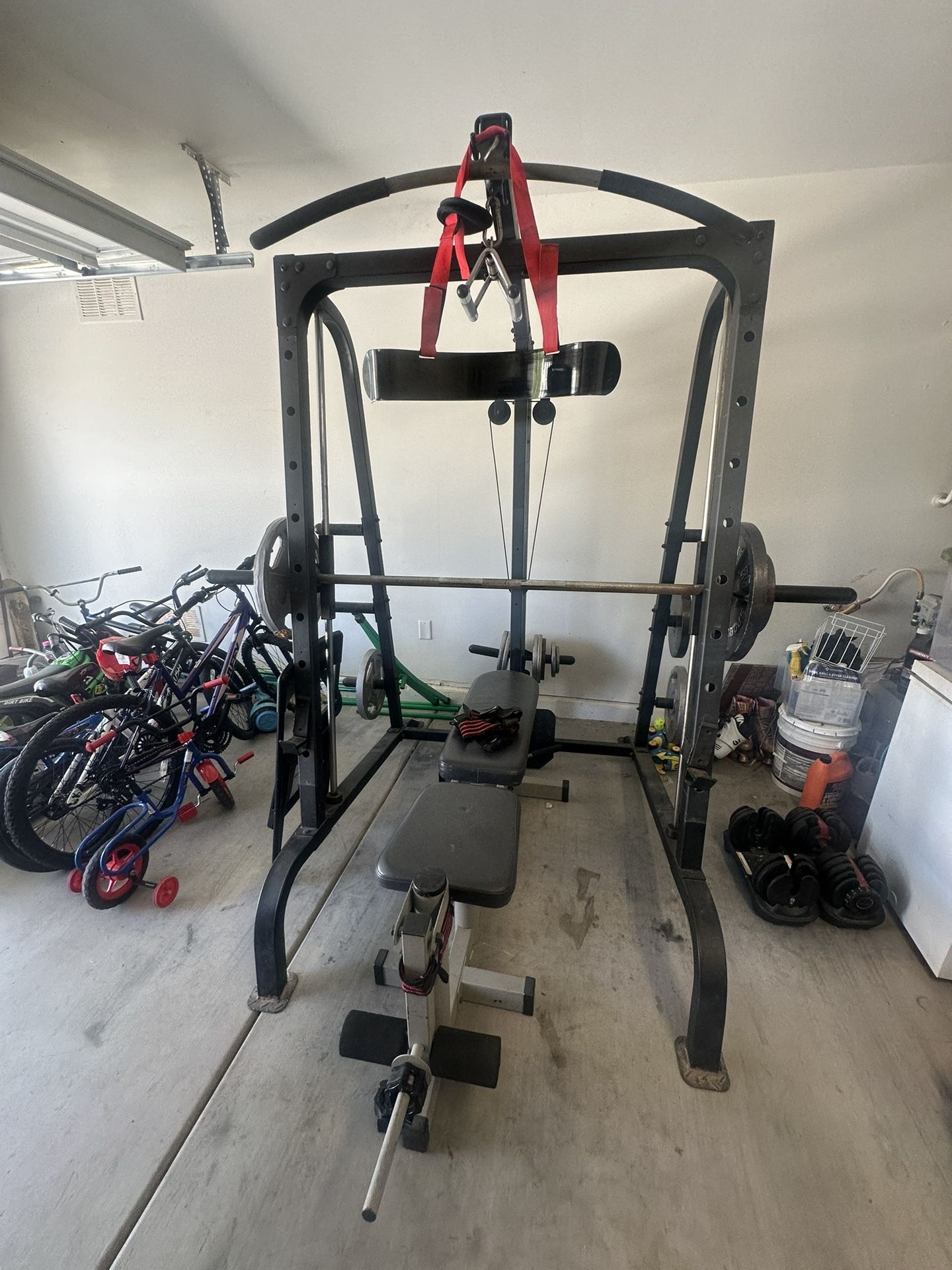 Squat Rack And Weights