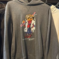 Polo bear hoodie Medium