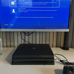 Great Condition Sony Ps4 pro With Controller And Cables, Possibly Games As Well