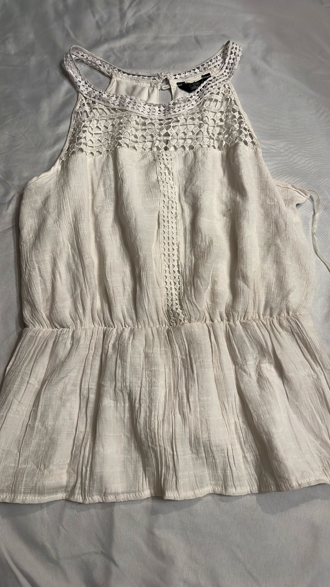 White Women Shirt Size Large