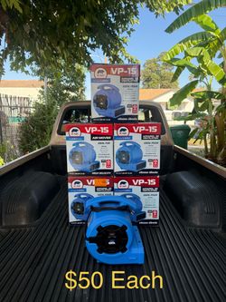 B-Air 1/8 HP Air Mover Carpet Dryer Floor Blower Fan for Home Use in Blue *$50 Each*