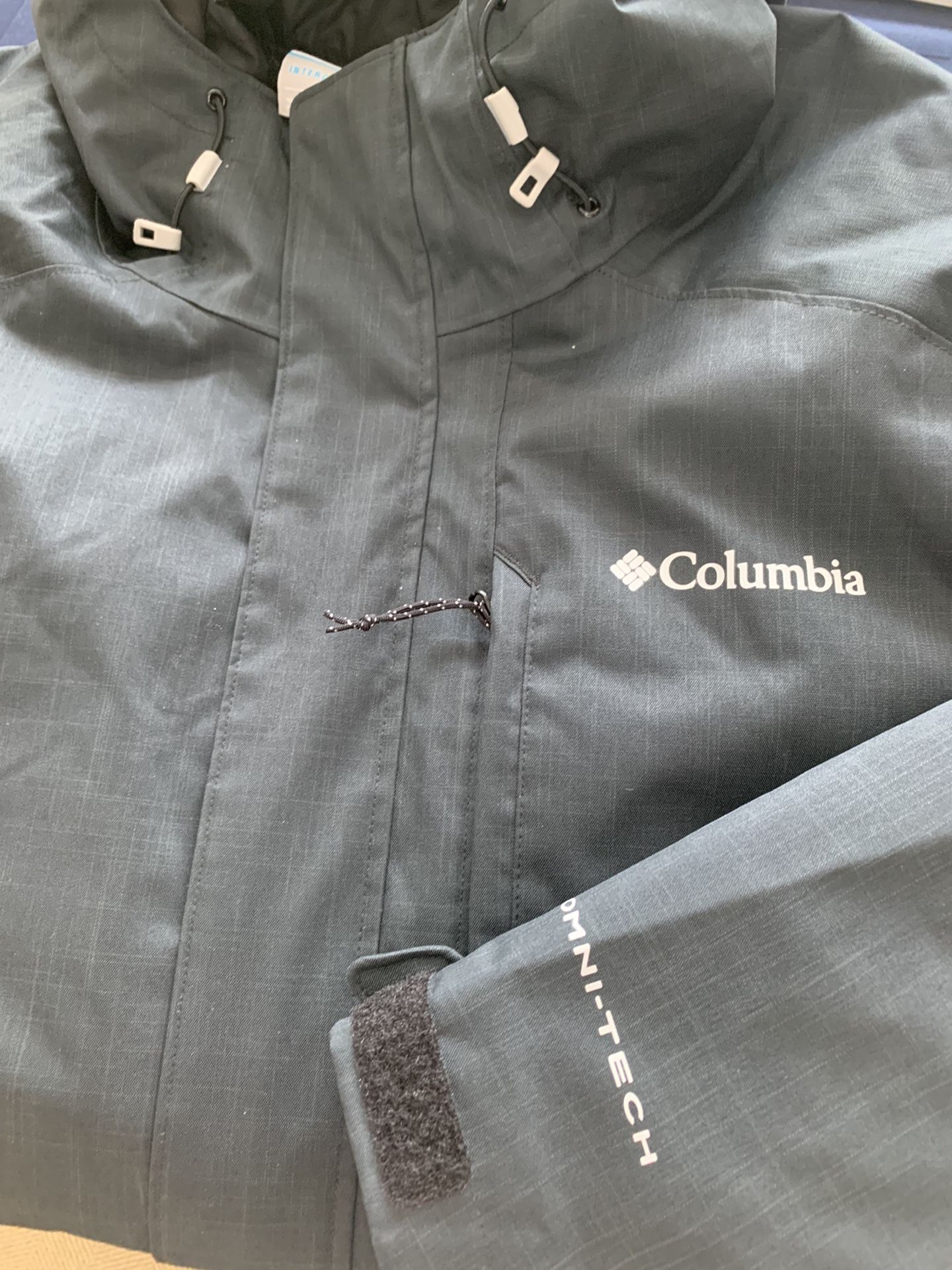 Columbia Mens Interchangeable Jacket XLT- Grey (smaller pic is true to color) 
